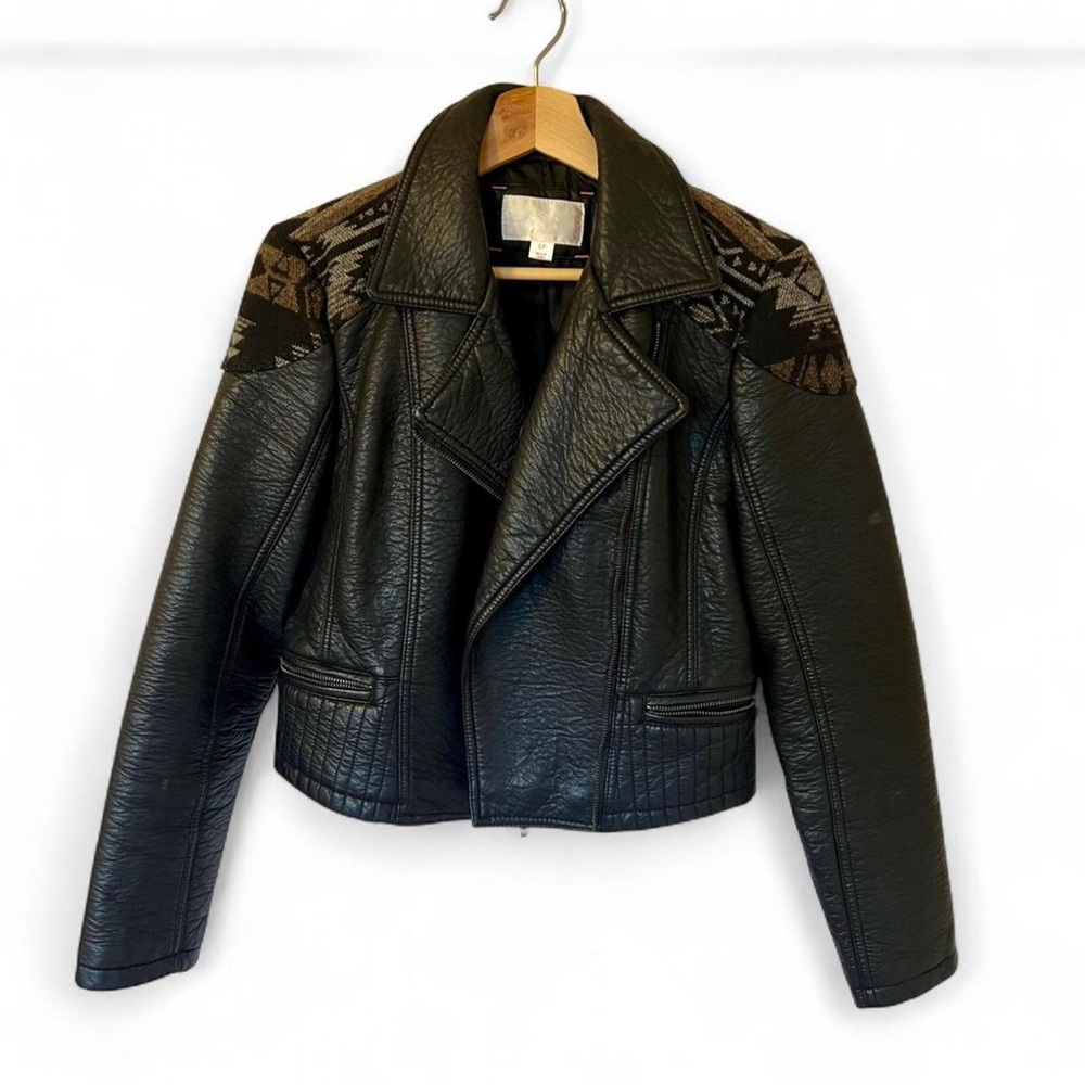 Faux Leather Jacket